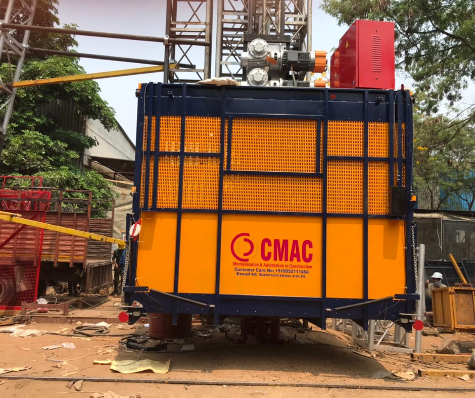 CMAC Construction Hoist on Rent