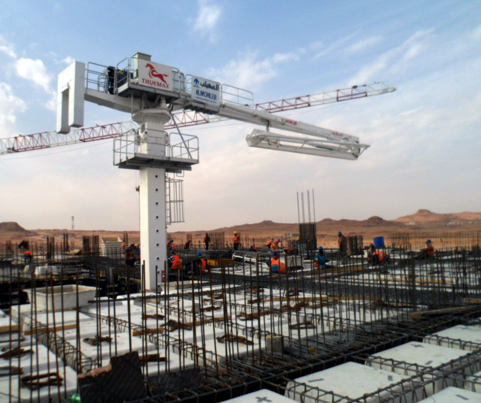 Static Boom Placer on Rent