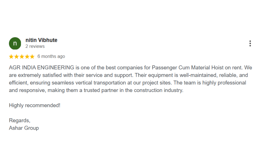 Review from Ashar Ventures
