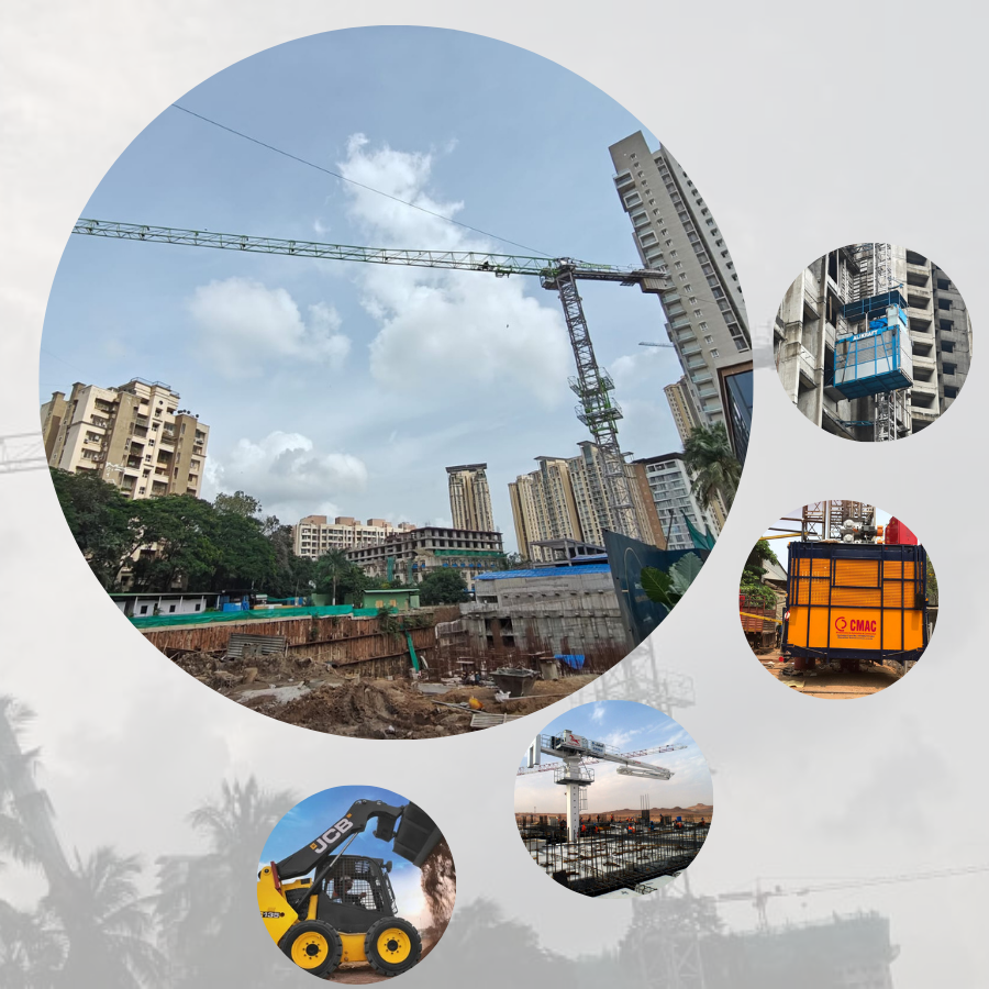Construction Equipment rental by AGR India Engineering