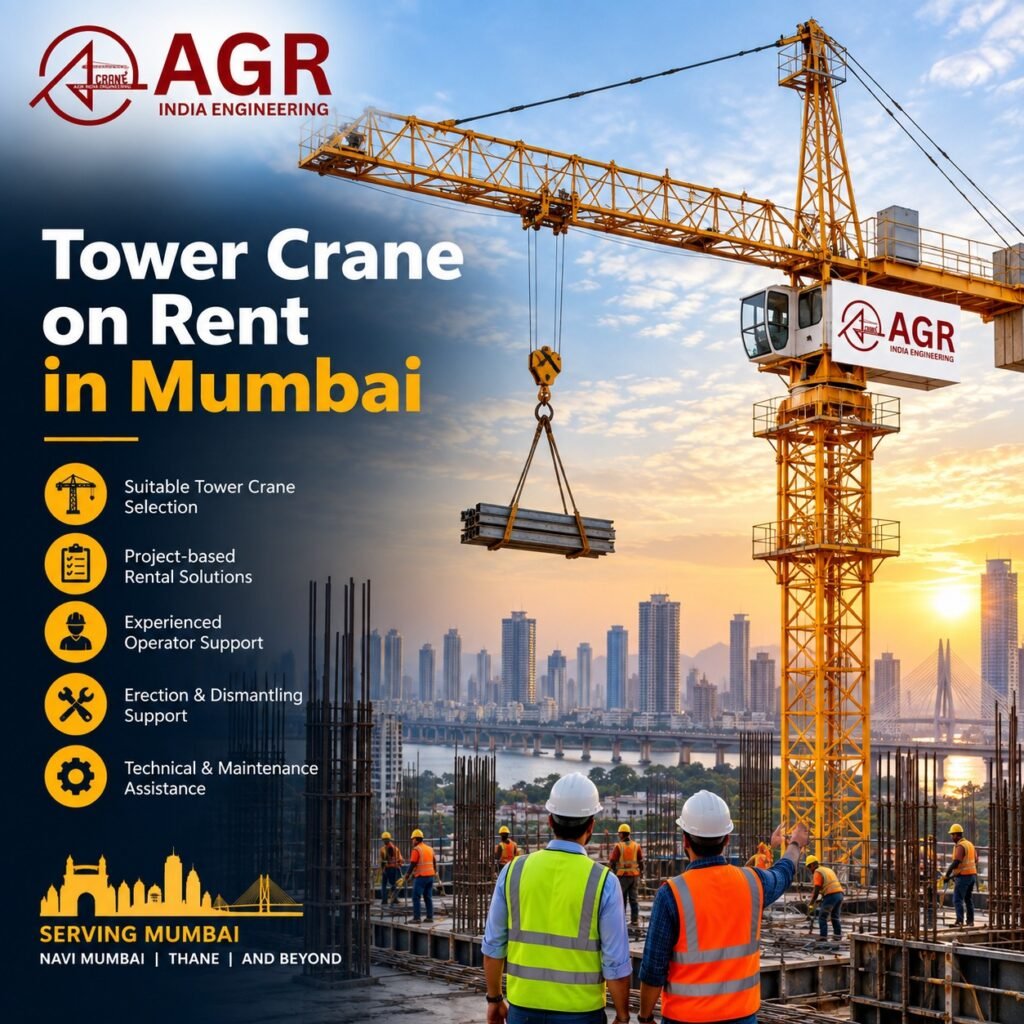 tower crane on rent